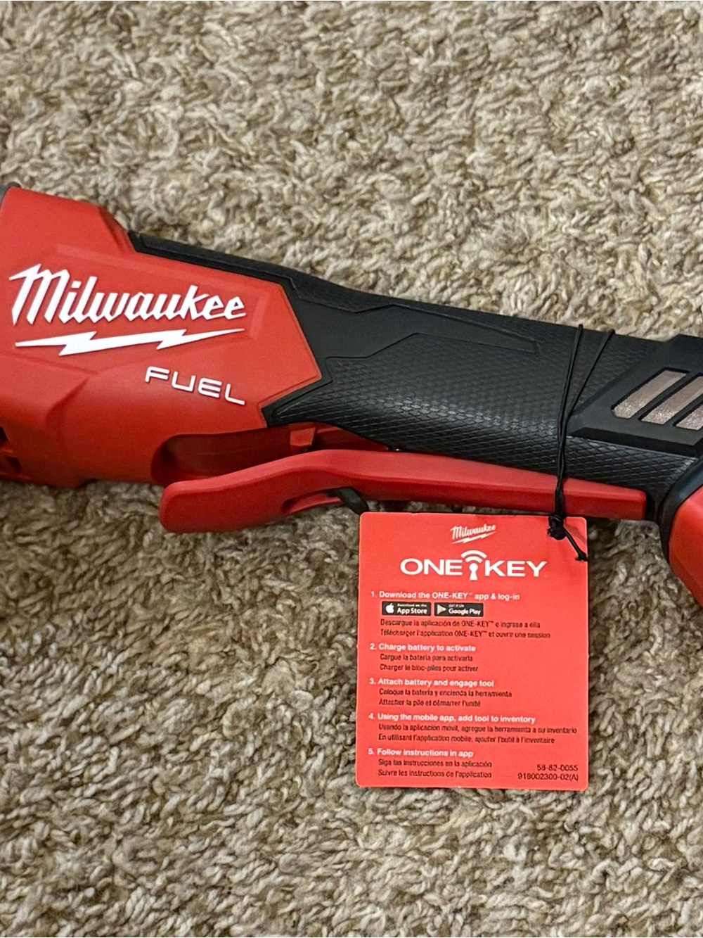 Milwaukee M18 Fuel Cordless Angle Grinder One Key